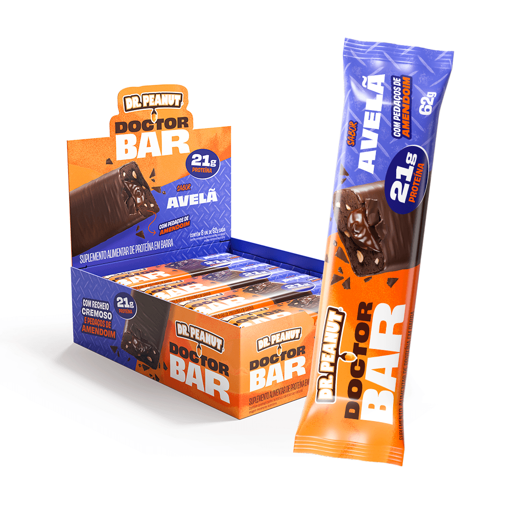 DISPLAY 8UN DOCTOR BAR 62G AVELA DR PEANUT
