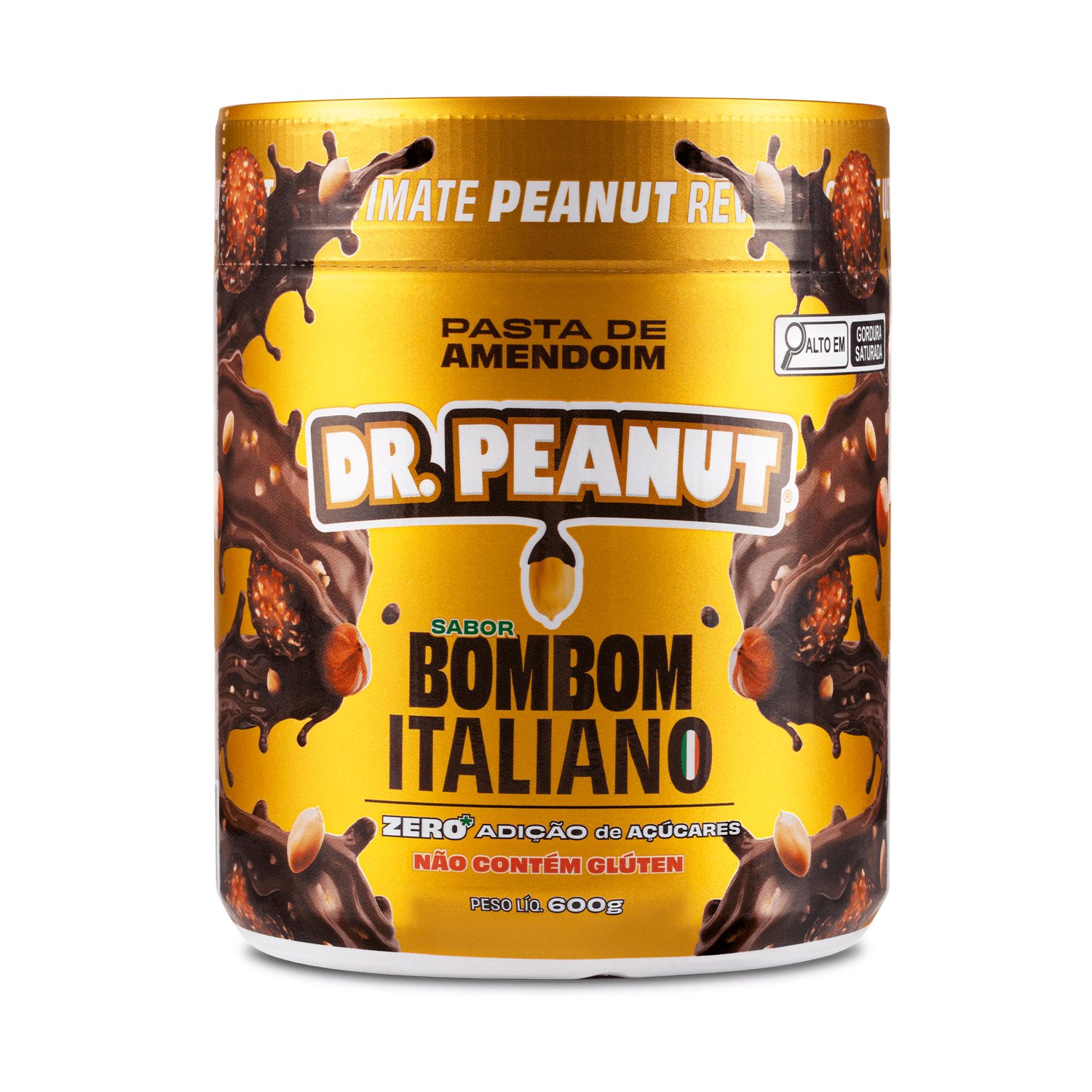PASTA DR PEANUT 600G BOMBOM ITALIANO